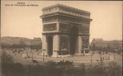 Arc de Triomphe de l'Etoile, Paris Postcard