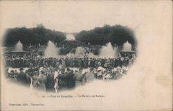 Parc de Versailles - Le Bassin de Latone Postcard