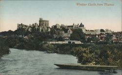 Windsor Castle from Thames Postcard