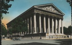 La Madeleine Church, Paris, France Postcard