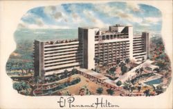 El Panamá Hilton Hotel, Panama City Postcard