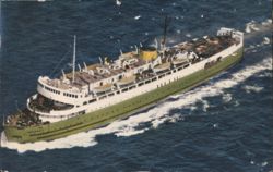 ABEGWEIT Ship Ferry Charlottetown PEI Postcard