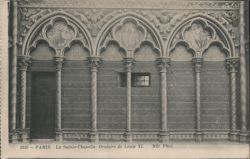 La Sainte-Chapelle, Oratoire de Louis XI Postcard