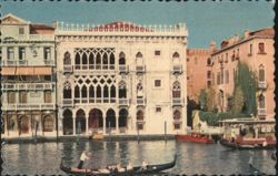 Oro Palazzo Contarini, Grand Canal Postcard