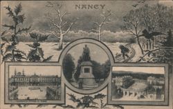 Nancy: Place Stanislas, Statue, Park Scenes Composite Postcard