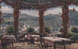 Hotel zu den 3 Königen Terrace View, Bernkastel-Cues Postcard