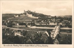 Würzburg, Festung Marienberg, View from Grafen Eckhart Postcard