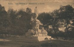 Goethe Monument, Villa Umberto I Postcard