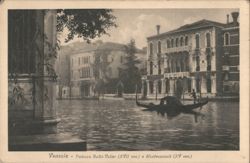 Venice Grand Canal, Palazzo Balbi-Valier & Montecuccoli Postcard