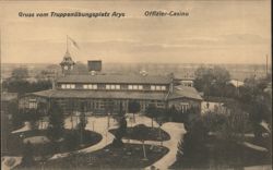 Arys Military Training Ground Officer's Casino Postcard