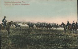 Arys Troop Training Ground Cavalry Attack Postcard