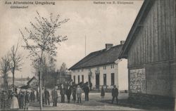 Gasthaus E. Königsmann, Göttkendorf, Allenstein Umgebung Postcard