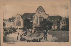 M.-Gladbach Hauptbahnhof - Main Train Station Postcard