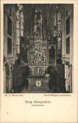 Burg Kreuzenstein Chapel Altar Postcard