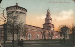 Sforza Castle, Milan Postcard