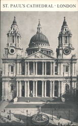 ST. PAUL'S CATHEDRAL LONDON Postcard