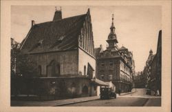 Old New Synagogue, Prague Postcard