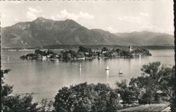 Fraueninsel im Chiemsee mit Hochgern Postcard