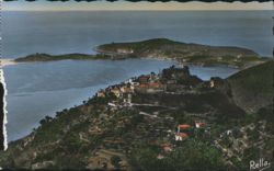 Éze and Cap Ferrat, French Riviera Postcard