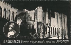 Palais des Papes Avignon, Pope Grégoire XI Last Reigning Postcard