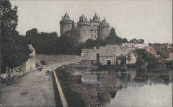 Chateau de Binard Castle & Cathedral Postcard