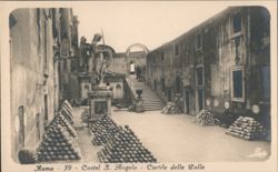 Castel S. Angelo - Cortile delle Palle, Rome Postcard