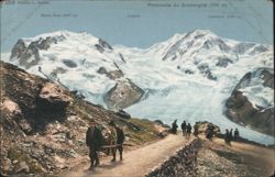 Panorama du Gornergrat, Monte Rosa, Lyskamm Postcard