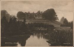 Bramall Hall, Estate View with Lake Postcard