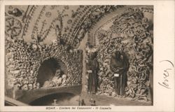 Capuchin Crypt, III Chapel, Bone Decorations Postcard