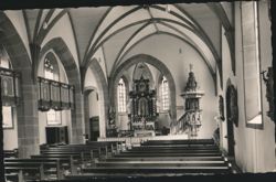 Pfarrkirche St. Ursula Interior, Oberursel im Taunus Postcard