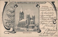 Reformed Church, Insterburg, Silent Night Christmas,  Chernyakhovsk Postcard