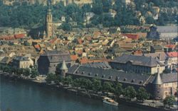 Heidelberg Cityscape with River and Church Postcard