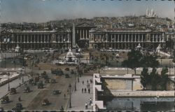 Place de la Concorde, Paris - General View Postcard