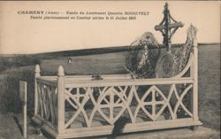Tombe du Lieutenant Quentin ROOSEVELT, Chameray Postcard