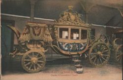 Charles X Coronation Coach, Versailles Postcard