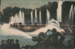 Versailles, Neptune Basin & Grandes Eaux Fountains Postcard