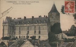 Châteaudun Château, West Facade, Cavée du Griffon View Postcard