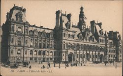L'Hôtel de Ville, Paris Postcard