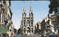 Marseille: Eglise Saint-Vincent de Paul, Monument des Mobiles Postcard