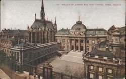 Palace of Justice and Holy Chapel, Paris Postcard