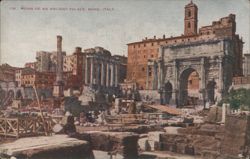 Ruins of an Ancient Palace, Rome Postcard