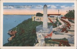 Old Cannons & Obelisk at Cabana Fortress Postcard