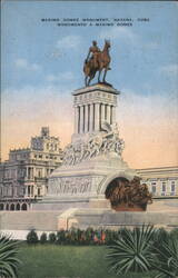 Maximo Gomez Monument, Havana Postcard