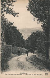 Hill of Bon-Mouchet, Etretat Postcard