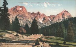 Sorapis & Antelao Mountains from Dolomitenstrasse Postcard