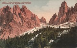 Tirol-Dolomiten - Geislerspitzen Nordabsürze Mittagscharte Postcard