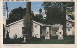 San Jose U.S.O. Hospitality House, California Spanish Bungalow Postcard