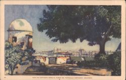Cartagena View from Fuerte del Pastelillo Postcard