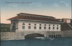 Hydroelectric Station, Gatun, Spillway Postcard