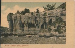 Temple Rock, Bermuda Postcard